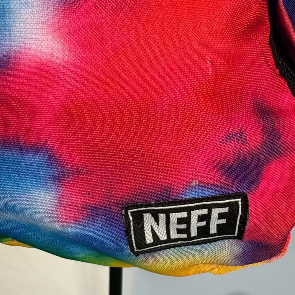 Neff Daily Backpack Rainbow Tie Dye Multi Color School Skater Bag